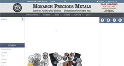 Desktop Screenshot of monarchpreciousmetals.com